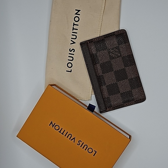 Louis Vuitton Other - Louis Vuitton Damier Ebene Brown Port Cartes Card Holder Card Case Wallet
